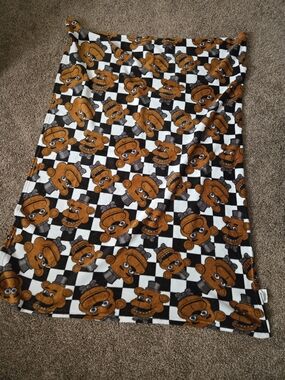 FNAF Checkered Plush Throw